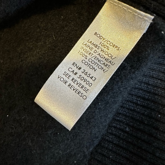 Men’s Medium Calvin Klein Premium Woolrich 100% Wool Sweater. Dark & Light Grey. - Picture 7 of 16